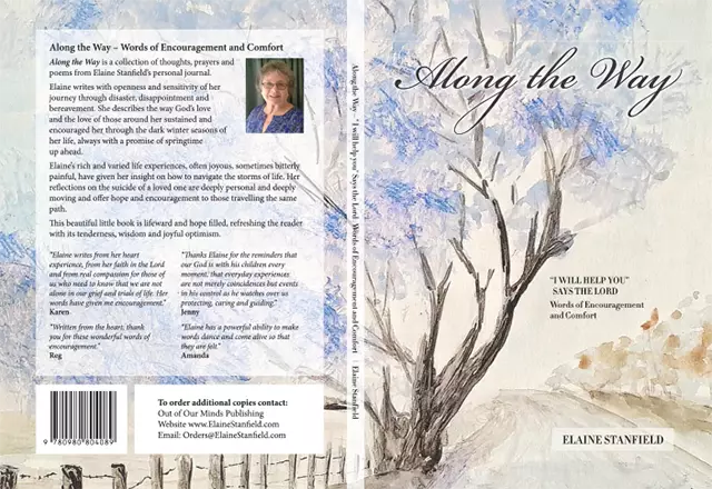 The cover of the book “Along the Way - ‘I will help you’ says the Lord.”